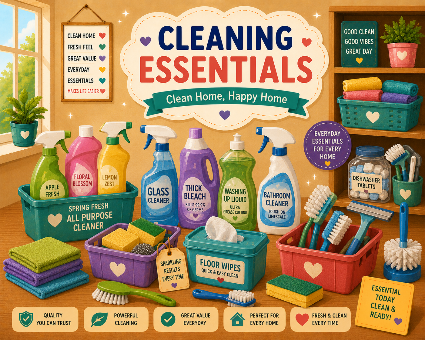 🧽 Cleaning Essentials 🧽