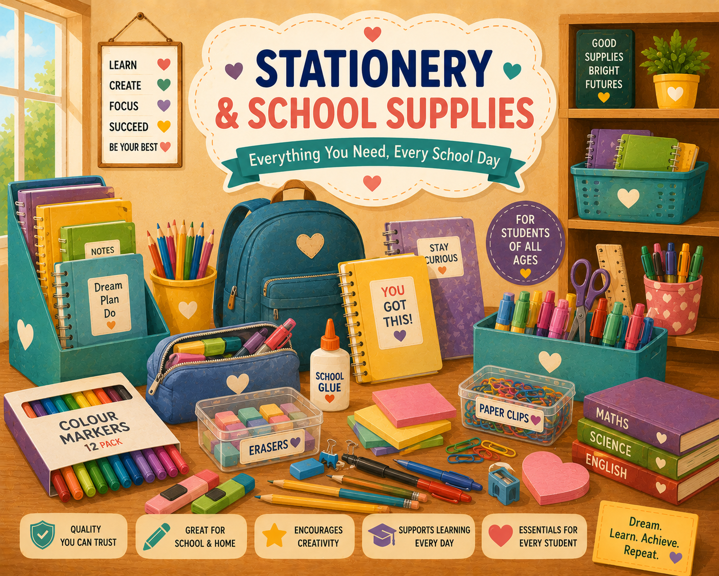 ✏️ Stationary & School Supplies 📚