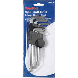 Supatool metric ball end hex key set