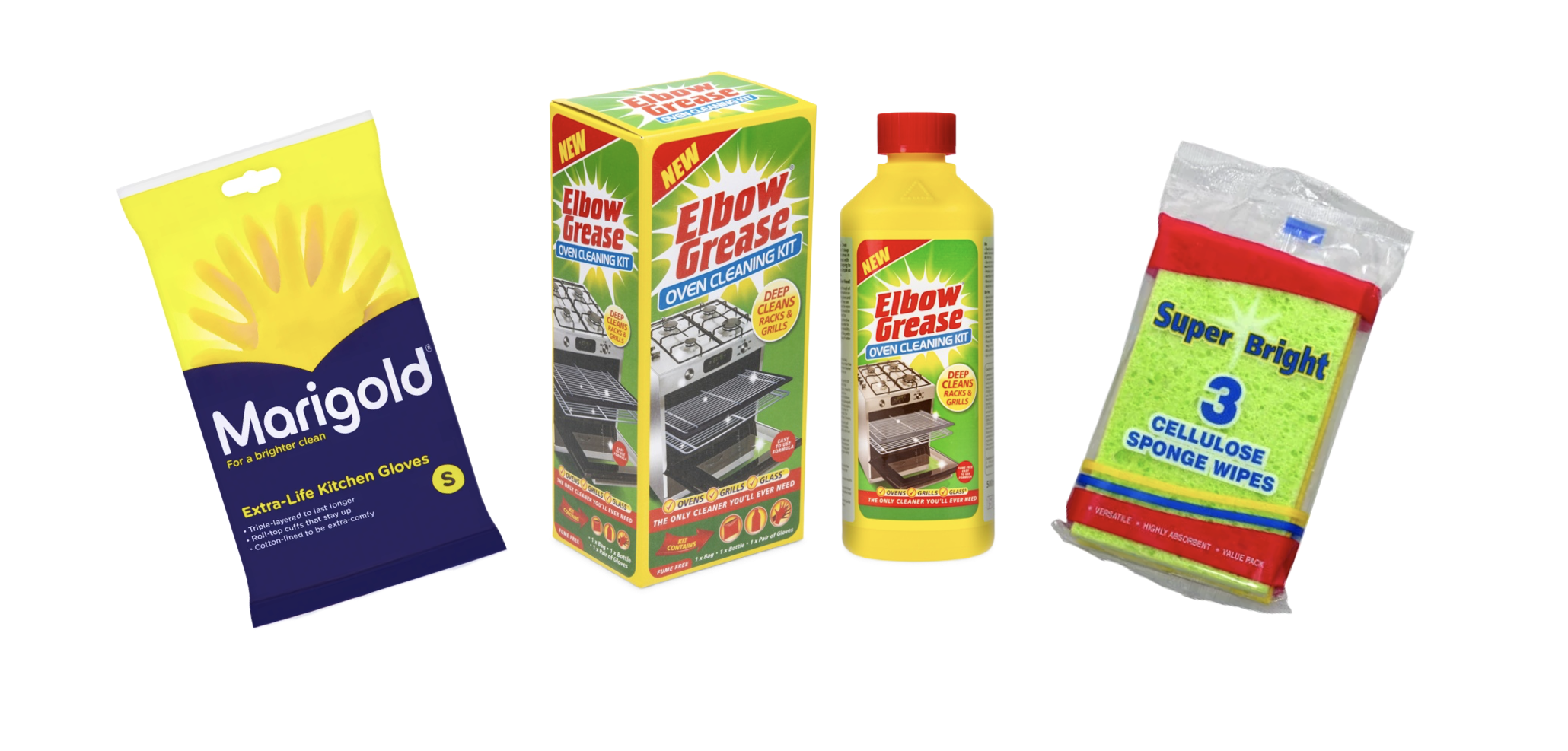 Oven Cleaning 3pcs Kit