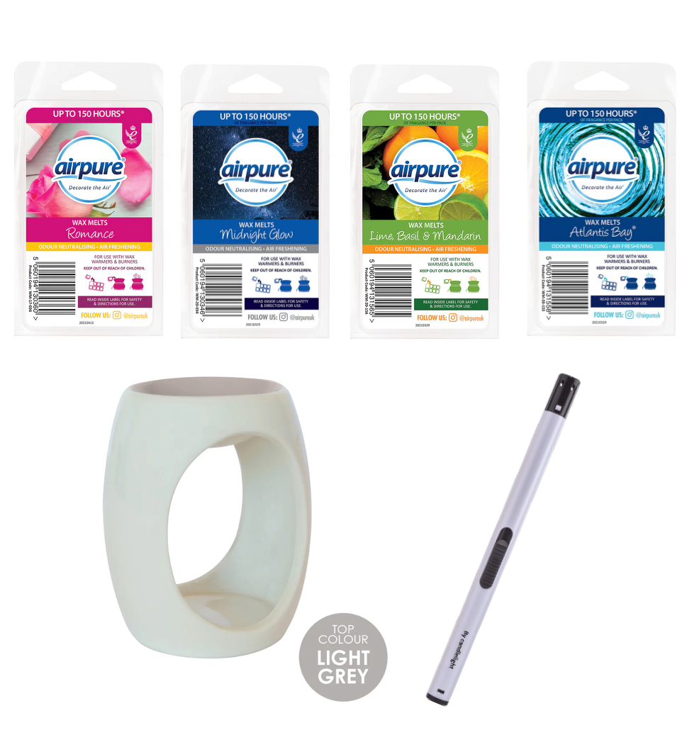 Candle Wax melt ,Holder & lighter Bundle