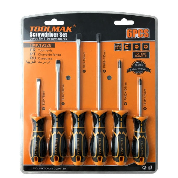 Toolmak Screwdriver set - 6 pcs