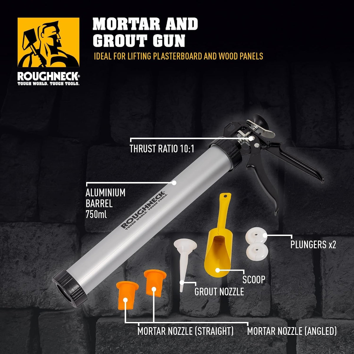 ROUGHNECK Brick Mortar Gun