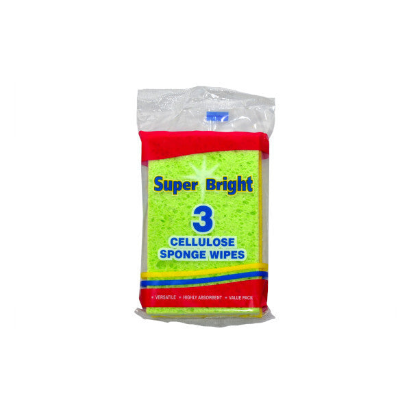 Superbright Cellulose Sponge Wipes